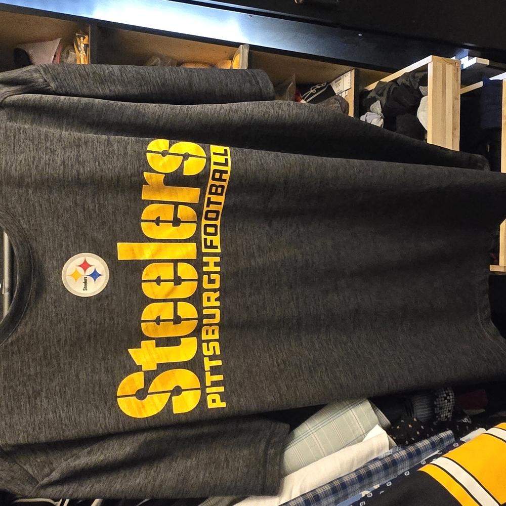 Steelers Pittsburgh Football Gray T-Shirt
